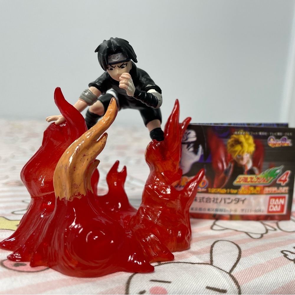 Sasuke Uchiha Naruto Figurine Real Collection Series 4 Mini Toy Gashapon 2004